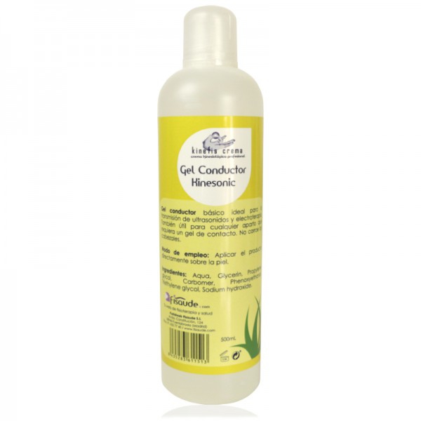 Gel condutor Kinesonic: ideal para ultrasonidos (Bote de 500ml) Gel condutor Kinesonic: ideal para ultrasonidos (Bote de 500ml)